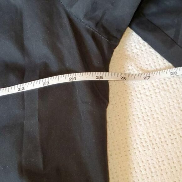 London Fog Black 2 in 1‎ Zip/Snap Insulated Lined Hooded Bomber Sz. L Jacket - Picture 11 of 14